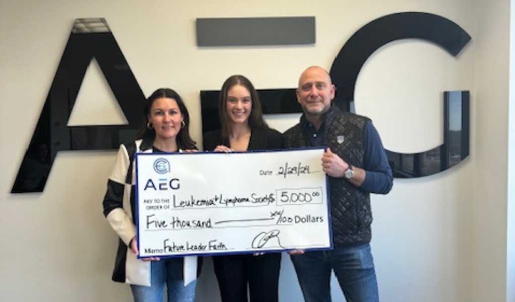 AEG community donation