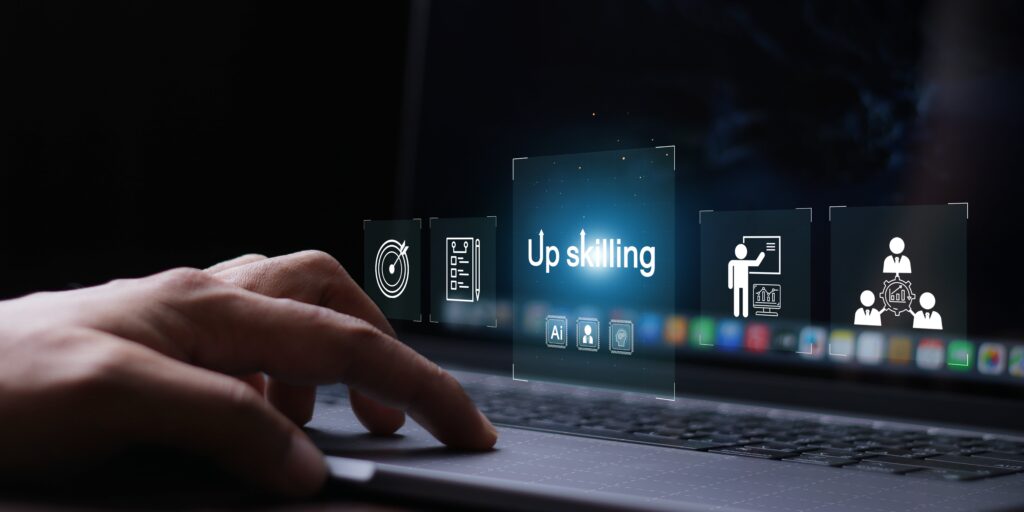 Upskilling for engineer career development.