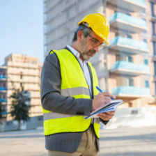 civil engineer civil engineer writing in a notepad