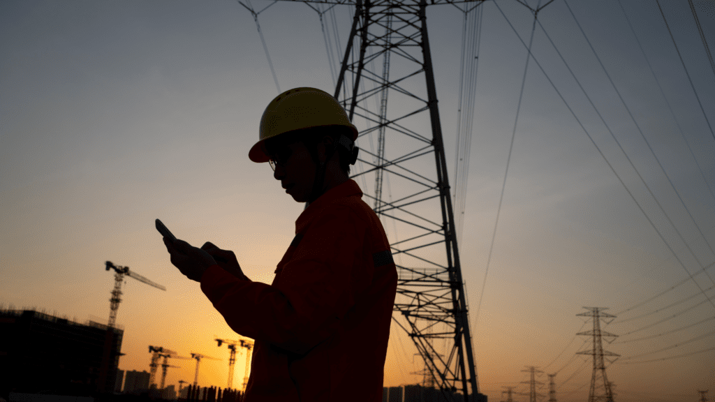 electrical engineer silhouette
